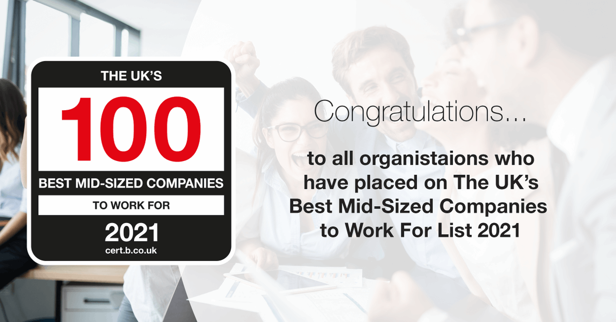 the7stars's tweet photo. What a great way to end the week - we have been named as one of @bestcompanies Top 100 Companies To Work For, for our 9th year in a row! Super proud to have placed at number 17 💡🎉 https://t.co/OxNsjwWPdr
