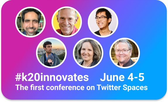 Dear world, 
Sometimes it's best to just go for it.
-
ANNOUNCING THE #k20innovates line up
🚀Sal Khan <a href="/salkhanacademy/">Salman Khan</a>
💙Tony Wagner <a href="/DrTonyWagner/">Tony Wagner</a>
🌐Tony Wan <a href="/tonywan/">Tony Wan</a>
🧠Dan Carroll <a href="/bytingtheapple/">Dan Carroll</a>
👑Betsy Corcoran <a href="/betsy_/">Betsy Corcoran</a> 
🔨Dale Dougherty <a href="/dalepd/">Dale Dougherty</a> 
+ over 30 other speakers &amp; orgs