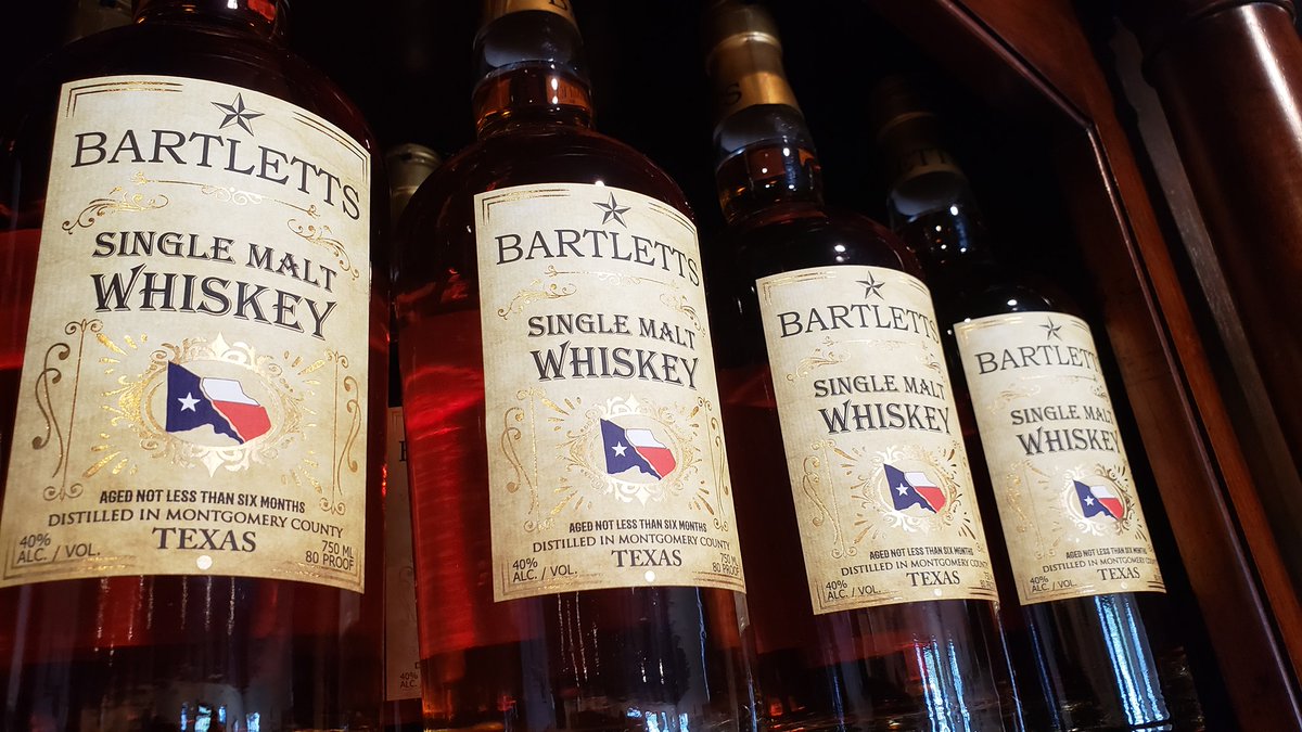 Let's hear it for the Texas craft distilleries! Today is #NationalCraftDistilleryDay and we have our very own distillery right here! <a href="/BartlettsRUM/">Bartletts Distillery, LLC</a> focuses on making handcrafted whiskey &amp; rum! #VisitConroe bit.ly/3eCx9iN