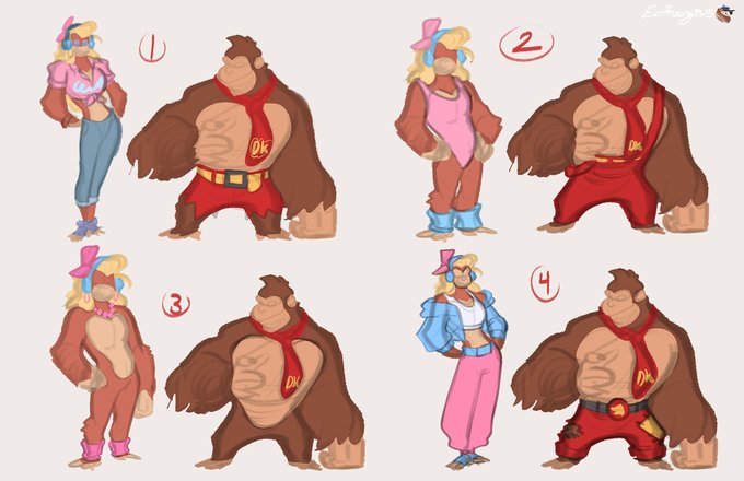 Quick poll! Trying to decide something for possible DK shenanigans alongside the Super Mario content 👀 