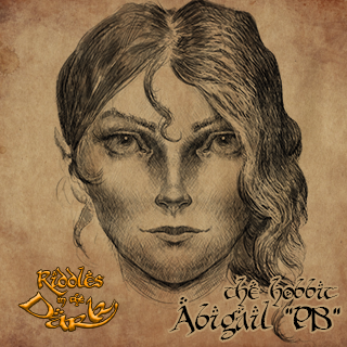 Riddlesindark's tweet photo. Let us introduce our first character - The hobbit Abigail also known as "PB". What PB actually stands for guess we'll have to wait and see! 

Riddles in the Dark premieres May 25th, 20.00 CEST at:
https://t.co/HYqUe65af9

#Twitch #ttrpg #theonering #TOR2ed #freeleague #Adventure https://t.co/Qi1UTtQbEQ