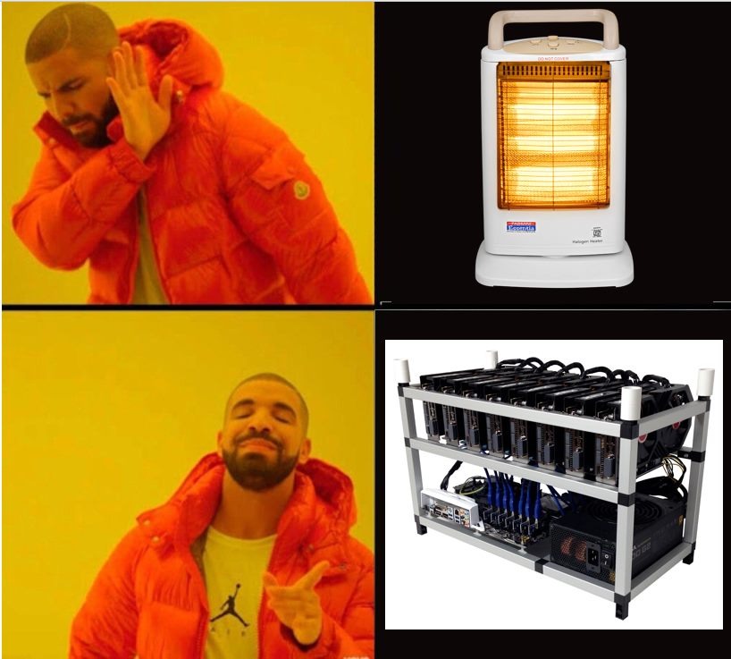 majeokey's tweet photo. -Mi amor!!! Compre una estufa que nos paga!!! 

--Como? 

-Sisi! Una estufa que nos PAGA!!! Y en dólares!!! 🚀🚀🚀 https://t.co/rPekpLyKZD