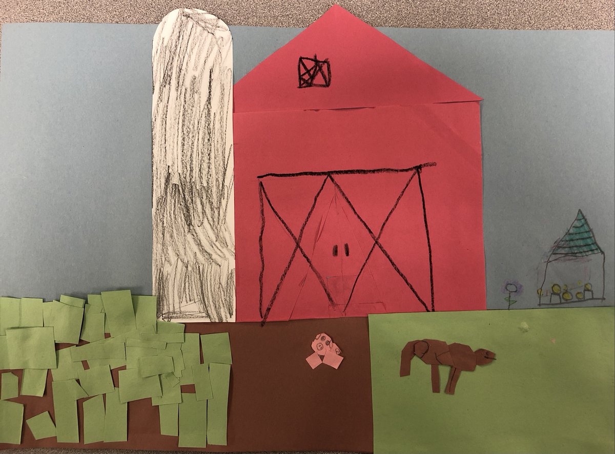 ls_learning's tweet photo. My in-person &amp; vitual students created individual habitats for #CKLA @Amplify @desantiago_AISD.  Check out our crops, farm buildings and animals by in-school students!  Sharing our scenes with other was a great opportunity to use new vocabulary! #CurriculumMatters @jtoscanog https://t.co/oLJjSY4wp5