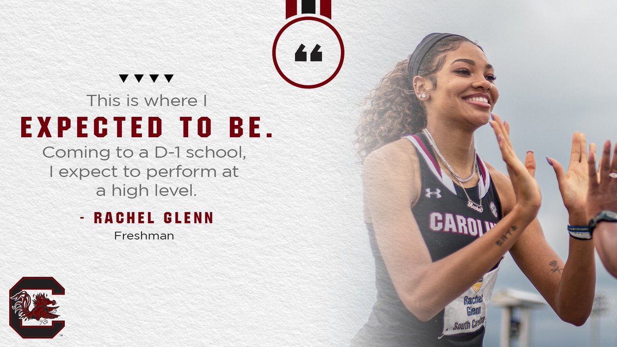 GamecockTrack's tweet photo. Our freshmen are just DIFFERENT! Catch up with @rachelglenn417 and @ashton_lindley who are both the top ranked freshmen in the nation in their respective events 💪

READ: https://t.co/2HRKGToXOn https://t.co/4UA2csm7gm