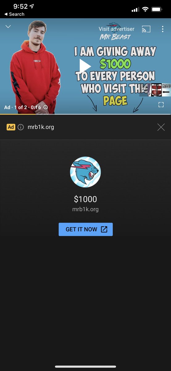 thecwnl's tweet photo. @MrBeast might want to check this out. Some kind of scam https://t.co/61rGngi3qM