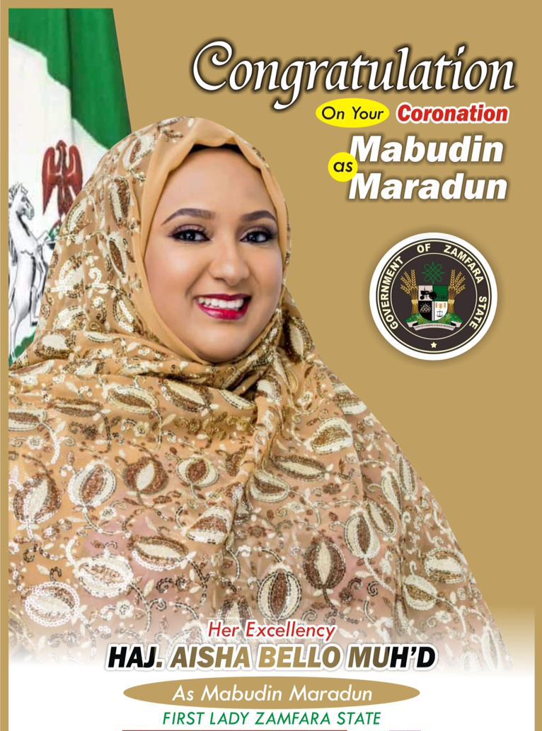 Congratulation her Excellency hajiya aisha Bello matawallen maradun mabudin maradun 🙏🏼