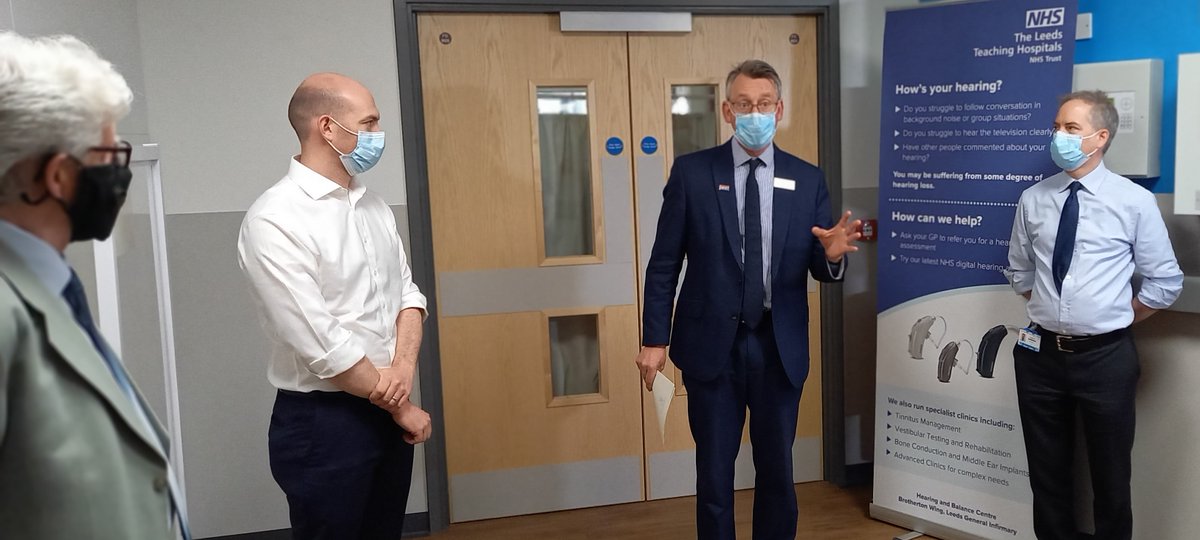 LeedsHospitals's tweet photo. Our new Hearing and Balance Service officially opened this week, at a special ceremony at Seacroft Hospital. On hand to cut the ribbon to the new £2.1m unit was our Chief Executive Julian Hartley. Read the full story on our website: https://t.co/6bgQKBdwpw #buildingtheleedsway https://t.co/1w7ztw2M1Q