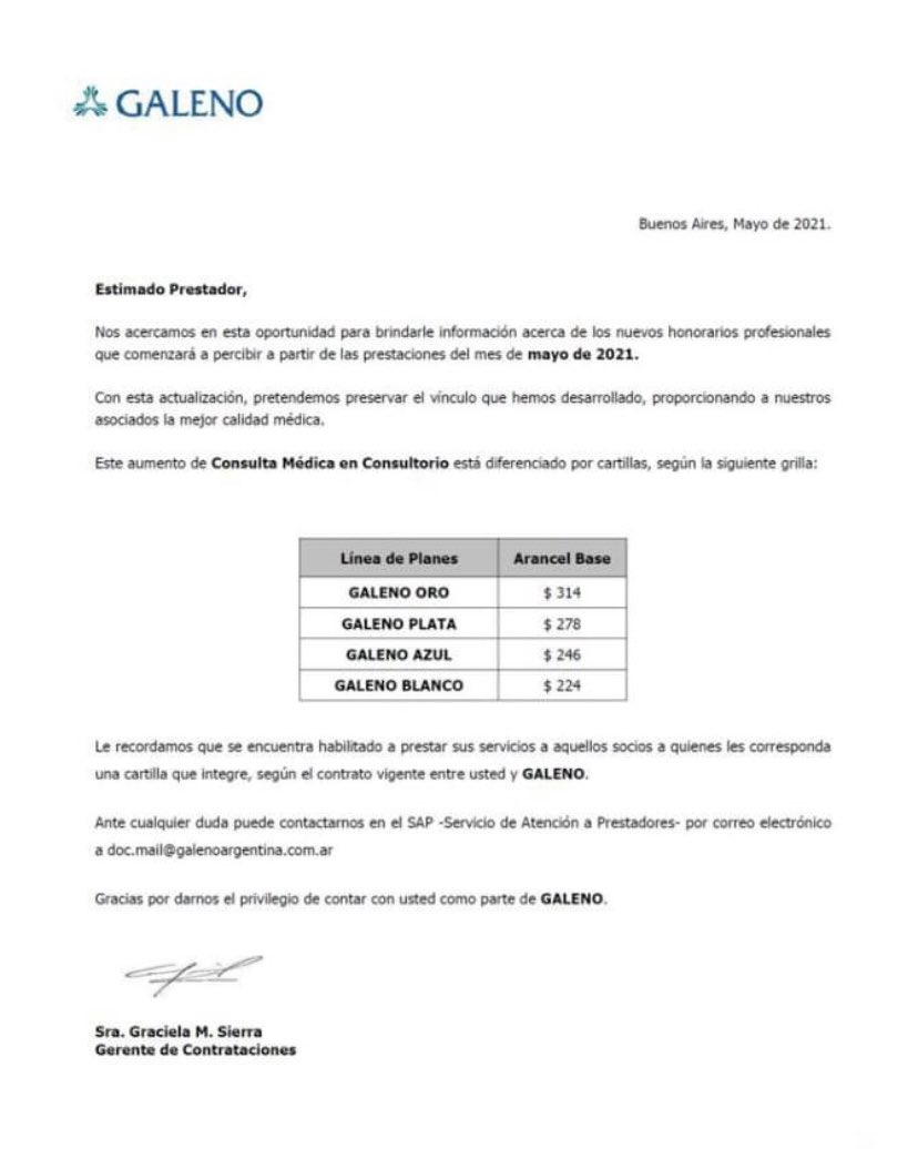 LauraTasser's tweet photo. Esto ya lo viralizamos? ( ojo q es un ejemplo nomas, el resto de las prepagas tb pagan mal) https://t.co/DVDNXymre2