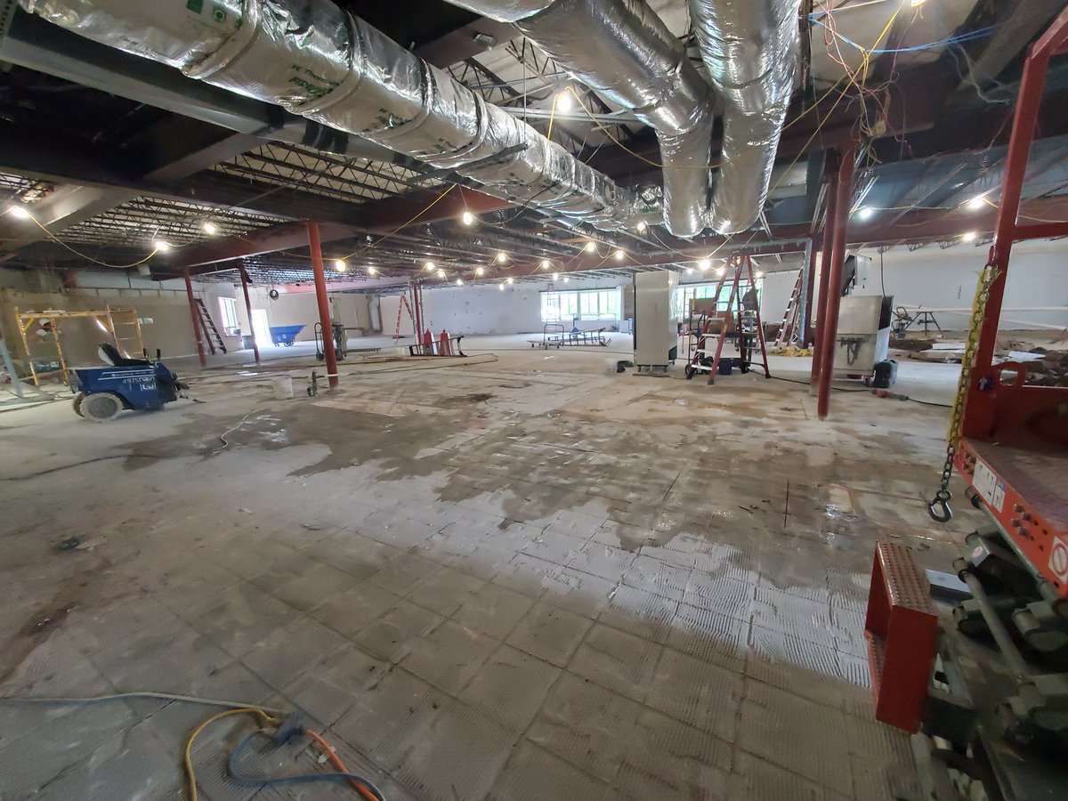 GraceDining's tweet photo. Week 1 Update: Demo. Demo. Demo!π·πΌββοΈ
#AlphaDining #AlphaConstruction #DiningRoomProject @gracecollege
Pic1: View from dish return. Pic2: Serving Area. Pic3: Alpha Lobby steps. https://t.co/mhmKxPVjXz