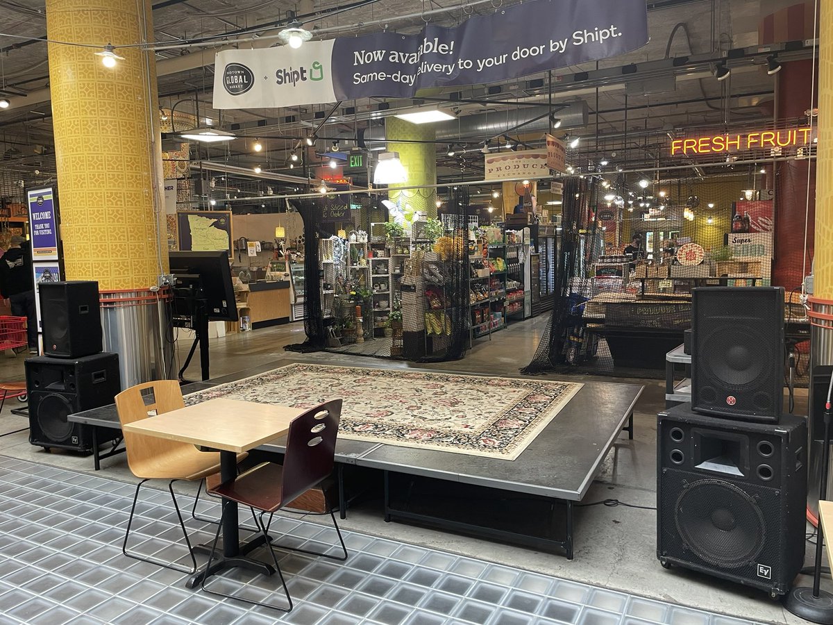 Big thanks to <a href="/MidtownGlobal/">MidtownGlobalMarket</a> for hosting our livestream today. Please shop and eat there if you are able!