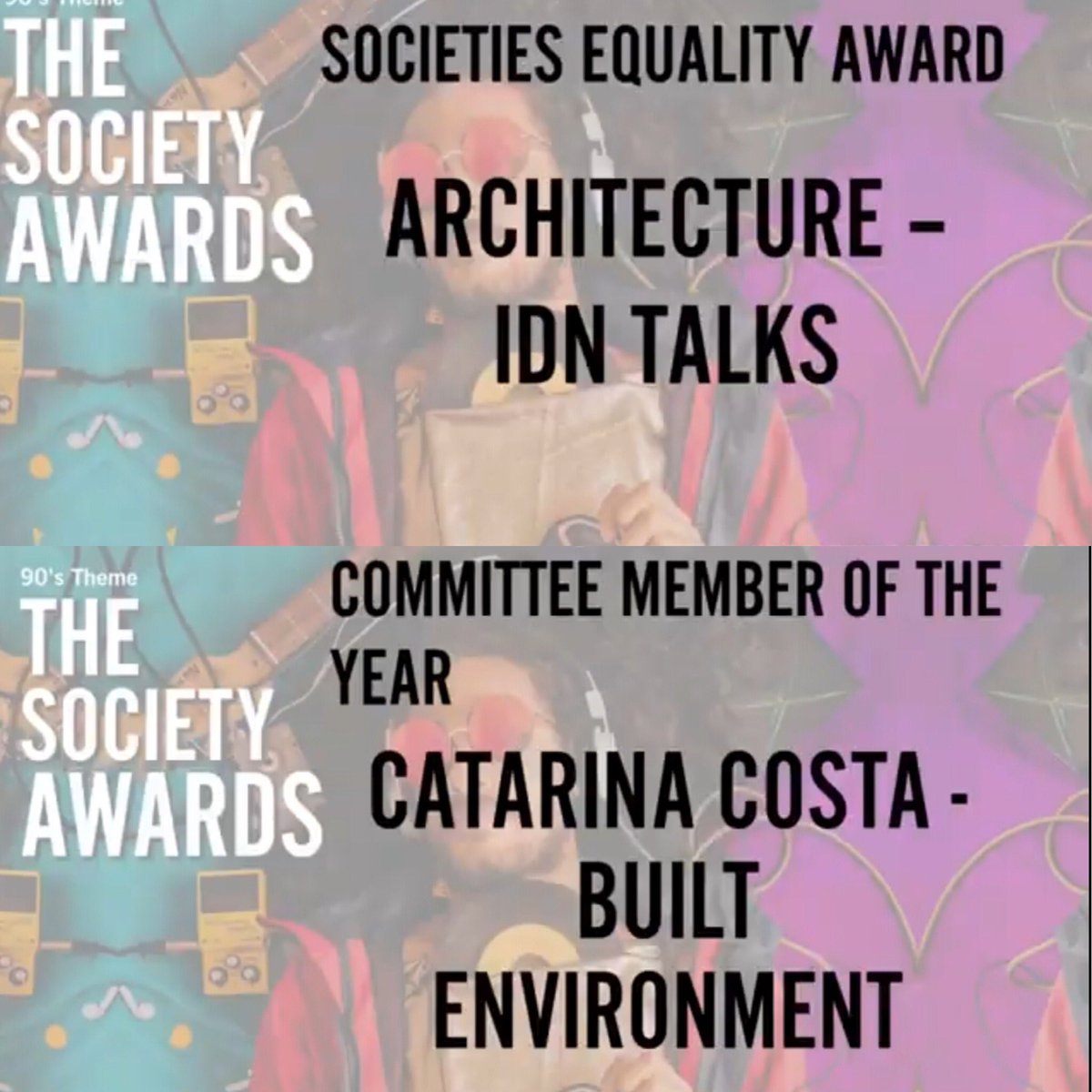 When Architecture &amp; Built Environment smash it again at The UWE Society Awards! The 5 Awards show the incredible community of students that we have in the department! You freaking smashed it, fab students! 💥what a 🧹 sweep... so proud!!!!
