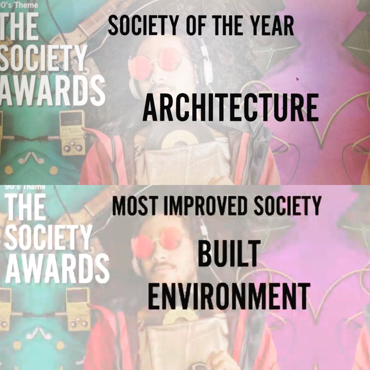 emarco14's tweet photo. When Architecture &amp; Built Environment smash it again at The UWE Society Awards! The 5 Awards show the incredible community of students that we have in the department! You freaking smashed it, fab students! 💥what a 🧹 sweep... so proud!!!! https://t.co/MeEK4vUy5w