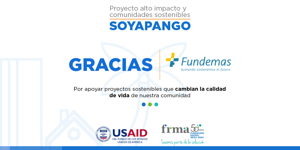 FRafaelMezaAyau's tweet photo. Gracias a nuestros aliados: @digicel_sv, @GrupoAgrisalSV, @Intradesa2 y @FUNDEMAS  por su valioso aporte para el Proyecto Alto Impacto y Comunidades Sostenibles en Soyapango que cambiará muchas vidas en nuestra comunidad. https://t.co/Bt3Y9vR5FA