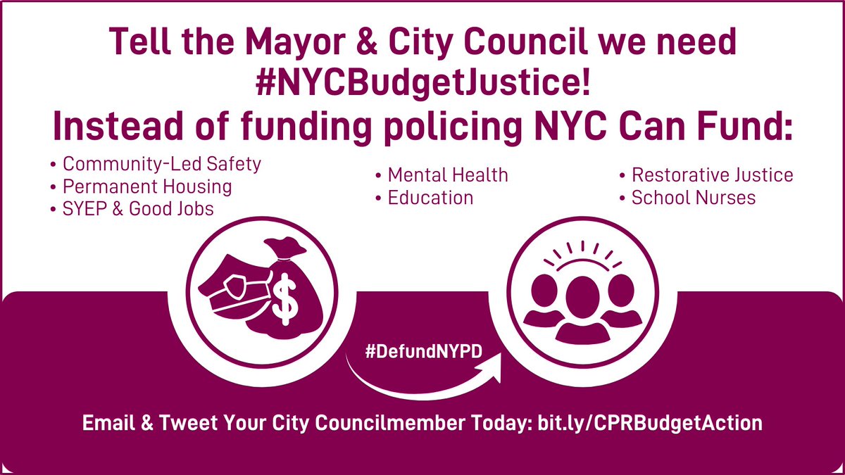 changethenypd's tweet photo. @shaunking, BdB is proposing a $5.44 billion cop budget, please help uplift the call to #InvestInCommunites by defunding #NYPD? Tweet & email your city council member today & tell them to #DefundNYPD for #NYCBudgetJustice! ππΎ https://t.co/d2csbxNlEe. https://t.co/t7JVS0vkDC