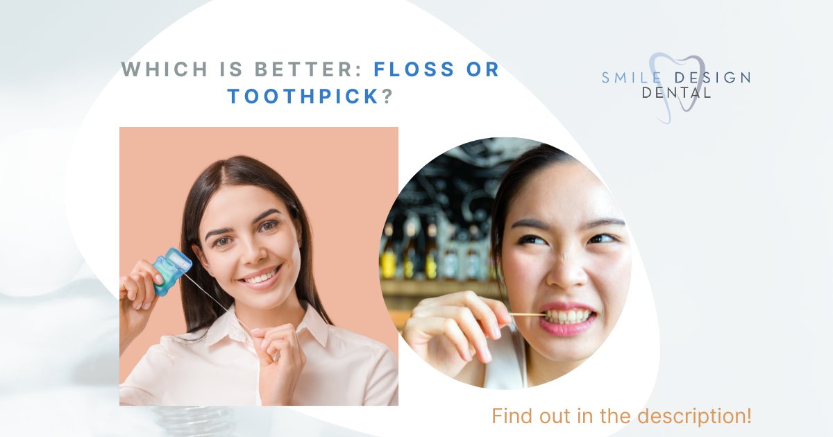 Toothpicks are not designed for proper dental hygiene. Flossing is a more effective way to remove plaque and food from the gaps between your teeth. 

#dentaltips #flossingtips #flosseveryday #dentalhealth #dentalcare #dentalcareflorida #dentistryflorida #CoralSprings