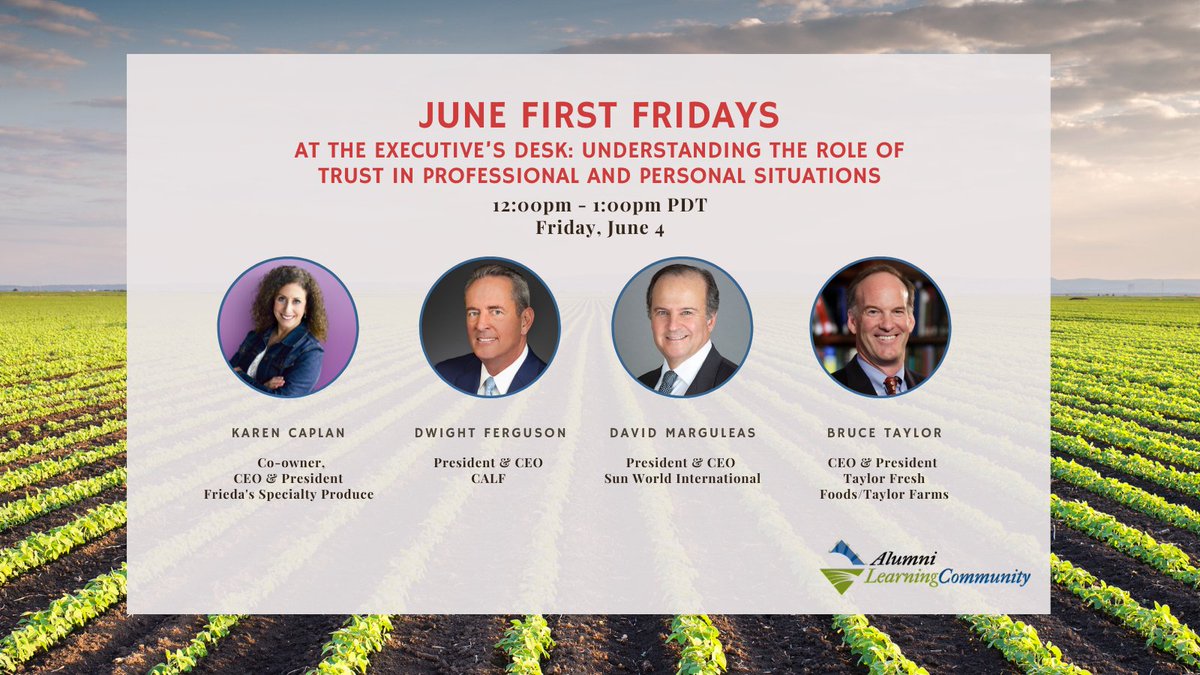 We're so excited to have this esteemed panel for June's First Fridays! Join us for a session focused on how building trust can lead to impactful relationships that improve performance and lead people and organizations to greater opportunities. 

Register: zoom.us/meeting/regist…