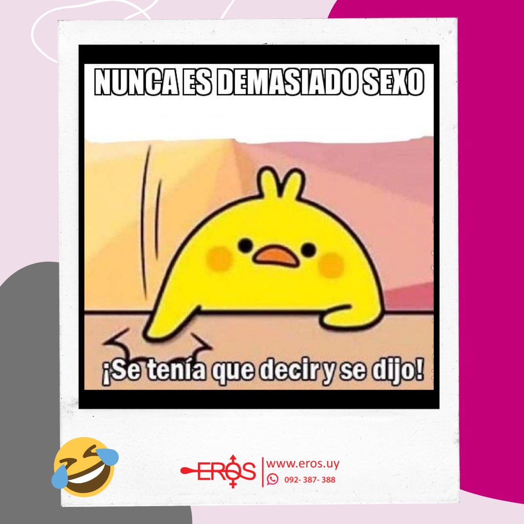 erosuy's tweet photo. Se tenía que decir y se dijo!!!!

ES VIERNES Y YA TODOS LO SABEMOS... Además sabemos que tiene que pasar, 😏😈🔥🤣

#uruguay #erosuy #montevideo #sensualstore #Puntadeleste #chiste #sexocaliente #sexualidad #juguetessexuales #viernes #seteniaquedecirysedijo #weekend #findesemana https://t.co/7lgO6SLhi0