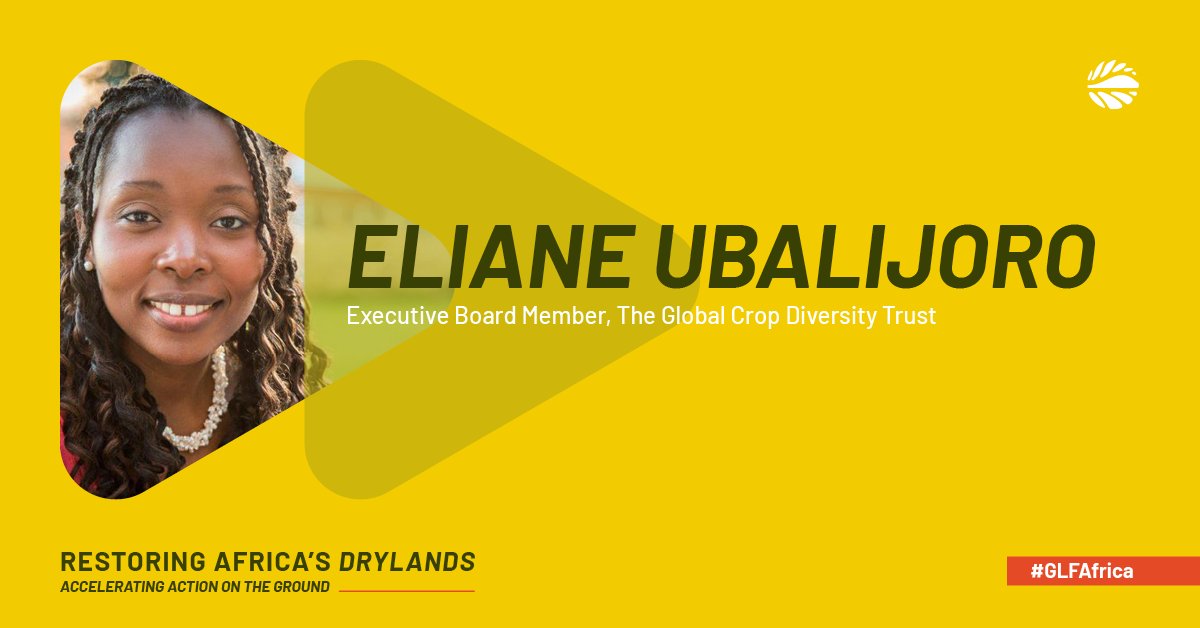 Eliane Ubalijoro is an Executive Board Member at @CropTrust with decades of experience across academia, science-policy and non-profit & international development sectors. Get inspired by @elianeubalijoro at the #GLFAfrica Digital Conference. Register now bit.ly/GLFAfrica2021