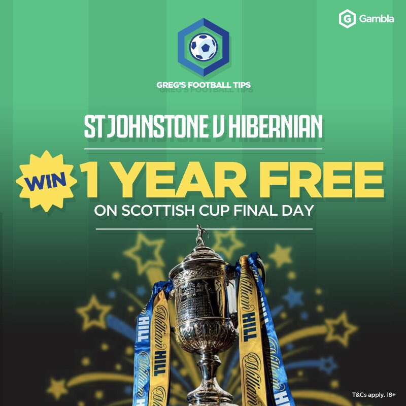 Browning84Greg's tweet photo. 🎁Giveaway🎁 

To celebrate my beloved Perth St Johnstone going for an historic cup double tomorrow, i’ll be giving away the following:

🔑 A years free pass to my https://t.co/NPbtraXbQP channel (worth £240)

 🏷 A 30 day pass to 1 runner up

Just like ❤️ and retweet 🔁 to enter https://t.co/W1ux01NpAr