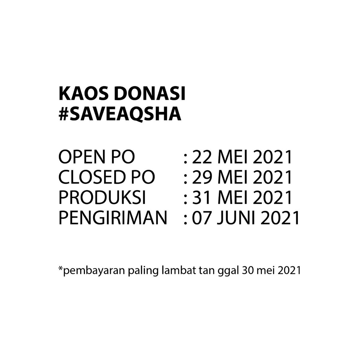Assallamualaikum..
Ustadz <a href="/haikal_hassan/">Haikal Hassan Baras</a> <a href="/Hilmi28/">Hilmi Firdausi</a> <a href="/AzzamIzzulhaq/">Azzam Mujahid Izzulhaq</a> mohon bantu share yaa..
insyaAlloh keuntungan 100% utk di donasikan kepada saudara2 kita di palestina.. 
Jazakumullah Khairan 🙏