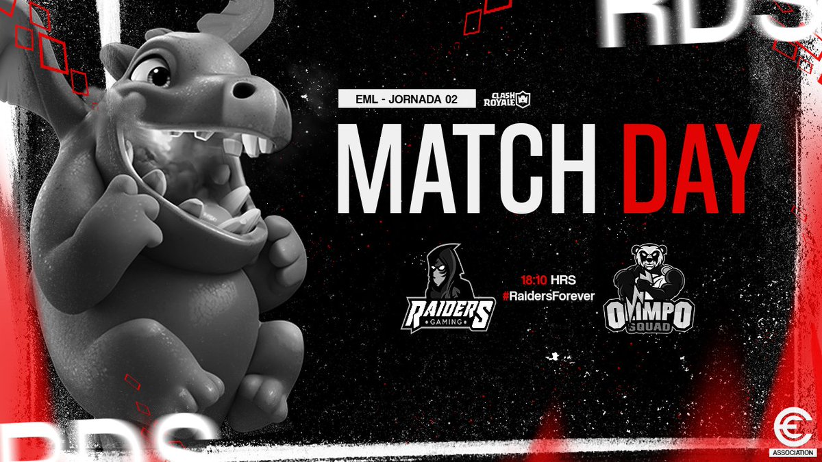 Match Day | #CR

Hoy nos vestiremos de bandidos para saquear el Olimpo y ratificar nuestra paternidad!

🏆 <a href="/EML_Latam/">EML</a> 
🆚️ <a href="/OlimpoSquad/">Olimpo Squad⚡️</a>

#AlwaysCE #RaidersForever