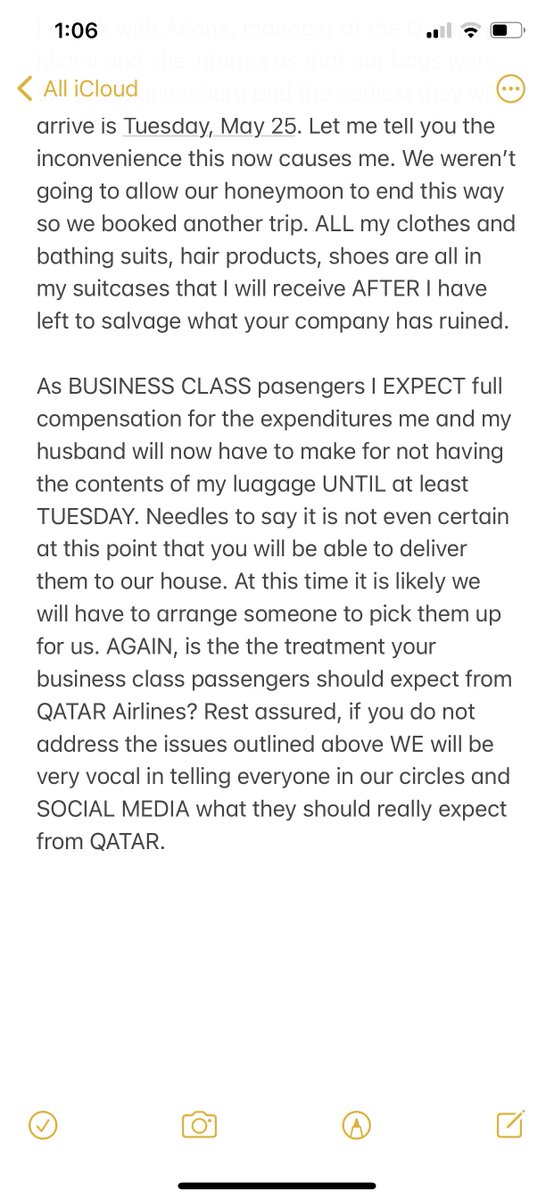 candicerules's tweet photo. what happened to us on our #honeymoon explained PART 2 
@qatarairways
 #Qatar #qatarairways #brides #bridetobe https://t.co/pRmZCKHJe2