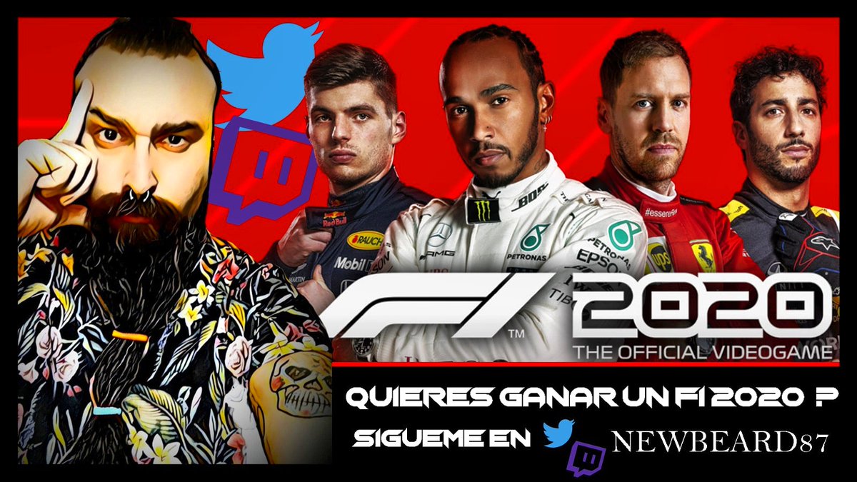 🎉 SORTEAZOO EN MARCHA🎉

Quieres una estupenda KEY del #F12020 !? 
Puede ser tuya fácil, sigue estos sencillos pasos 🔽

1.Dar ❤ y RT a este twit

2.Sígueme en #Twitch (twitch.tv/newbeard87) 

3.Nombra a un amig@ con un buen comentario 😏

🗓 el 12 de junio daré el ganador