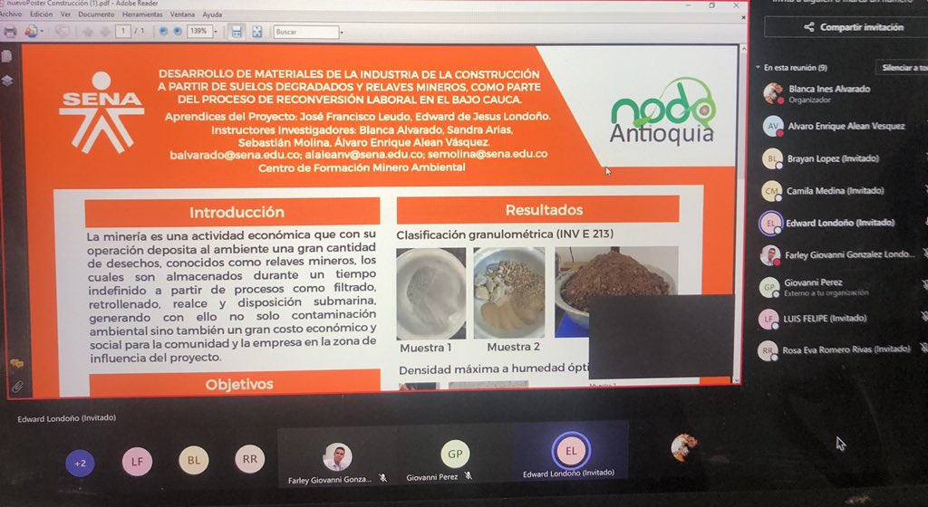 bIAncalvar's tweet photo. Brayan, Camila, Edward, Geovanni 💪🏻🤓son los valientes aprendices que nos representarán en el evento RedColsi Nodo Antioquia🧬
El día de hoy en semillero TALLOS presentaron los proyectos de investigación aplicada e innovación. Gracias, nos enorgullece su compromiso. https://t.co/3fPDnxd0K1