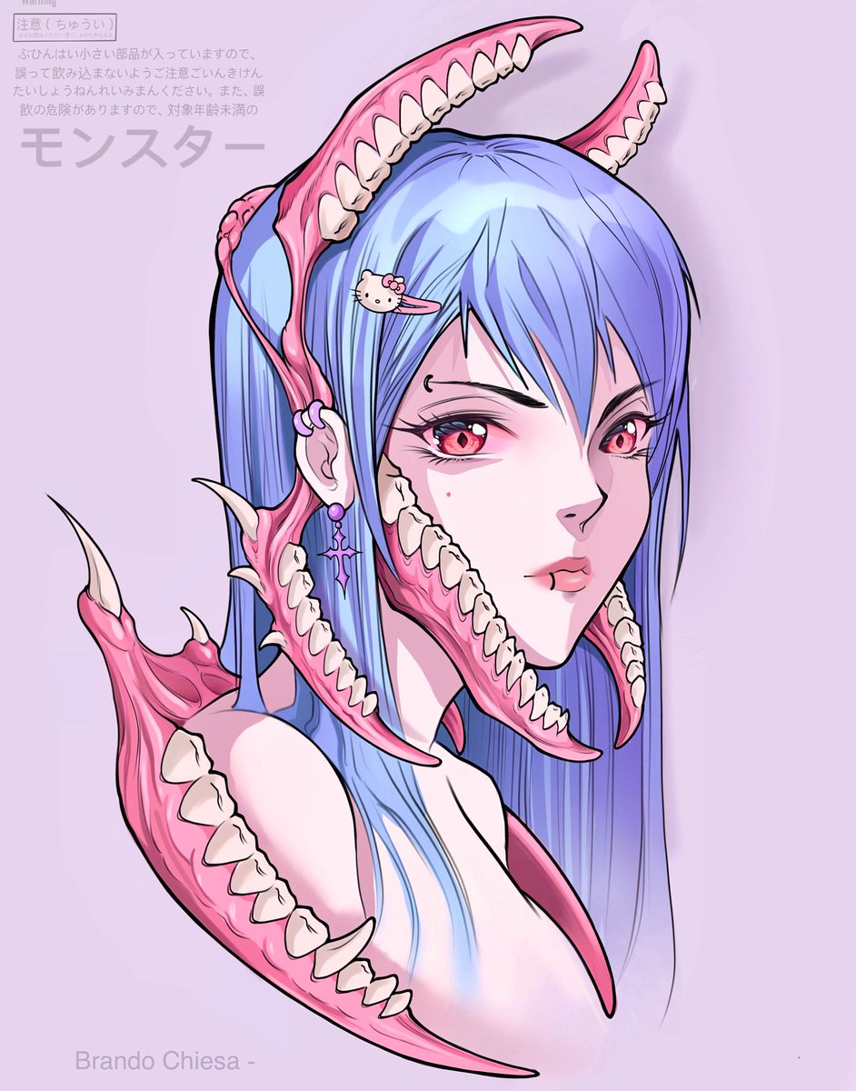 teeth princess 🦷                                            #anime #manga #illustration #teeth