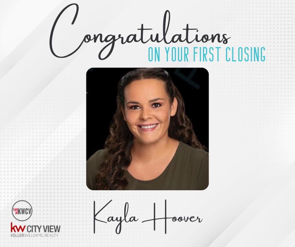 KW_cityview's tweet image. Congratulations to the following agents who had their first closing in April! We are so proud of you!
#kwcv #lifeatkwcv