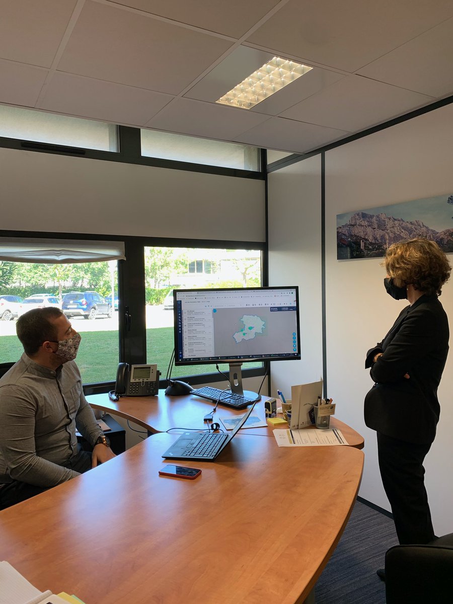 Déplacement en #Provence où nos équipes à Aix sur le réseau <a href="/Aixenbus/">Aix en Bus</a> et à Bouc-Bel-Air déploient au quotidien des solutions durables de #mobilité à énergie alternative et des offres adaptées au territoire, comme le transport à la demande avec le support de <a href="/Kisio/">Kisio</a> #TeamKeolis 👍