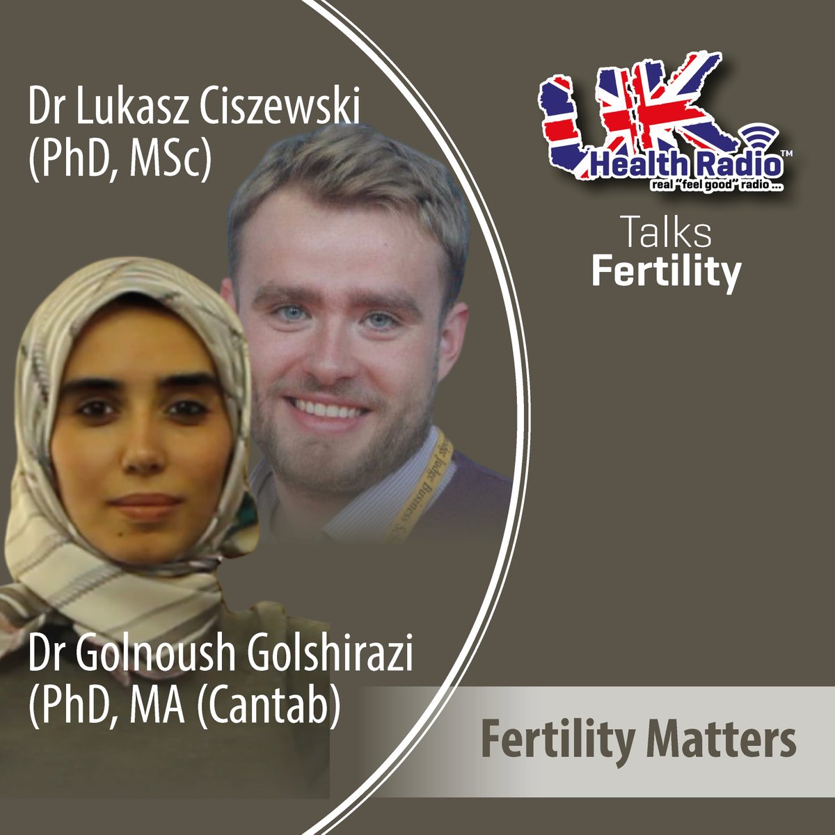 ukhealthradio's tweet photo. #Fertility Matters with Golnoush Golshirazi &amp; Lukasz Ciszewski  on @ukhealthradio - We unravel the relationship between mindfulness, eating &amp; fertility with guest @FarahGinaCondor the lead clinical #nutritionist &amp; #mindfulness expert at #ScreenMe.

👉🏼🎙 https://t.co/gaicLuI358 https://t.co/T1MYMGnUGx