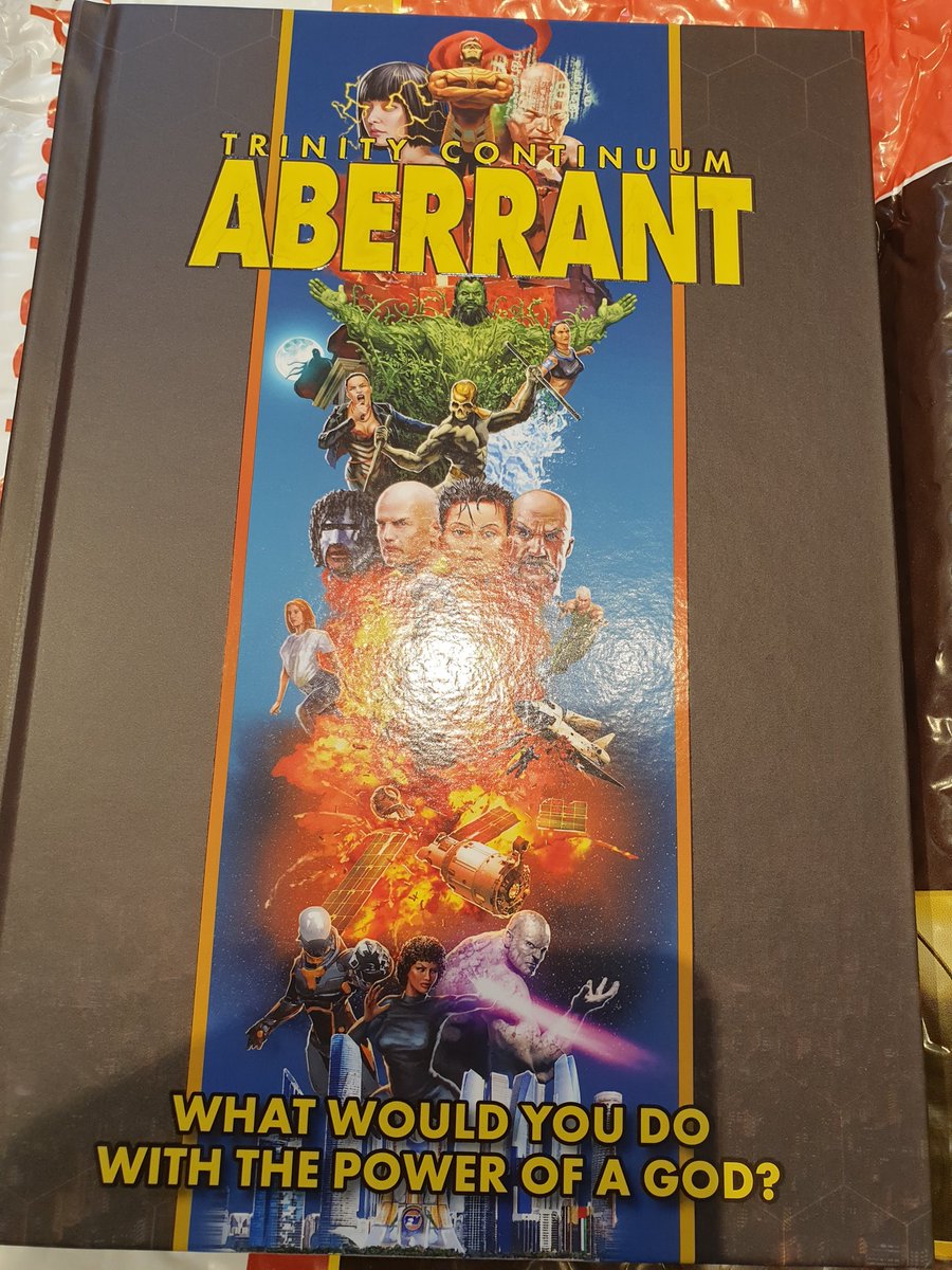milnermaths's tweet photo. Another new #TTRPG arrival - I definitely need to be running some Supers games in the near future! https://t.co/2lopBBvQ8w