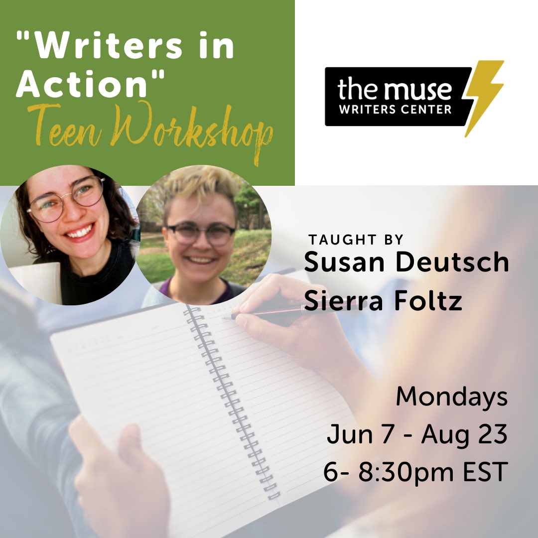 MuseWritersCntr's tweet photo. We are offering several exciting Youth Classes this Summer for kids and teens who love to write! Check them out here: https://t.co/dM5PHSRMQK #norfolkarts #teenwriters ⚡️ https://t.co/jq0QbWcLBt
