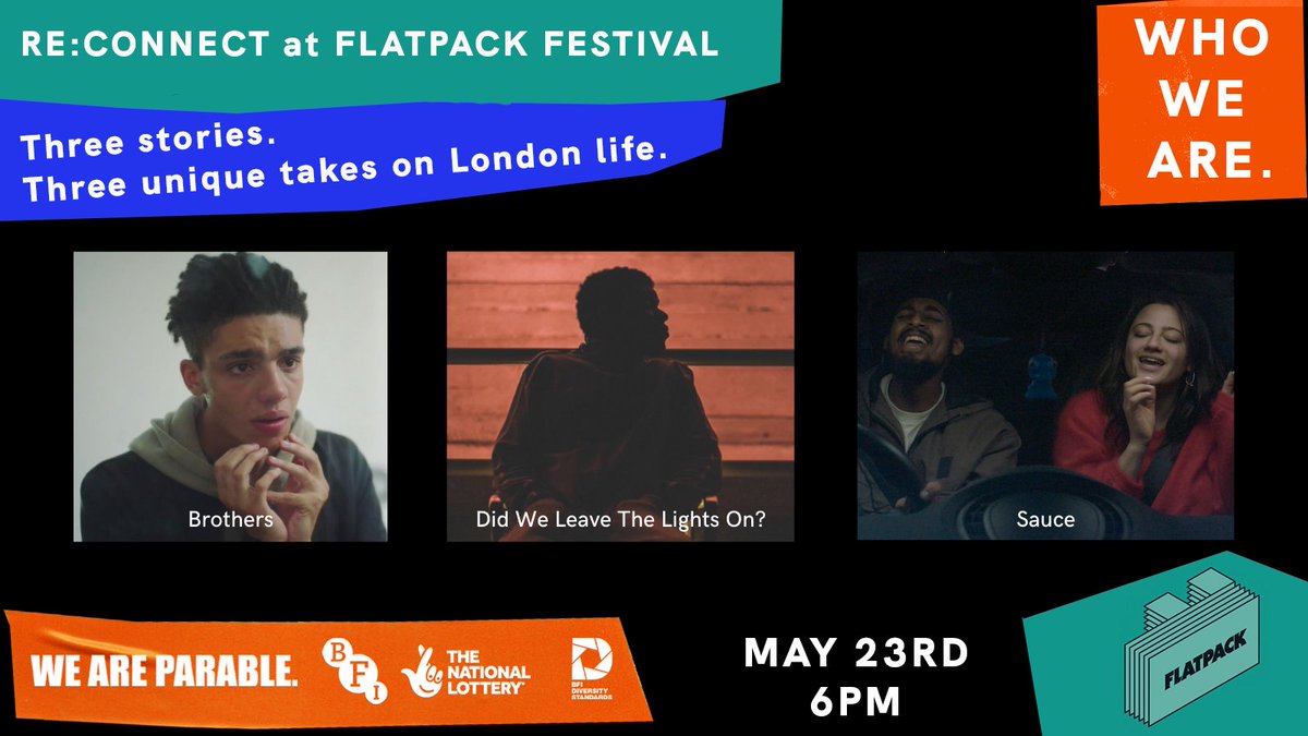 We Are Parable (@weareparable) on Twitter photo If you're in Birmingham this weekend, catch our selection for RE:CONNECT at <a href="/flatpack/">Flatpack Festival</a>. Three stories. Three unique takes on London life. Sunday 23rd May, 6pm. 👏🏿 Huse Monfaradi, <a href="/DanielOduntan/">✶</a> <a href="/danjdaniel29/">Daniel Daniel</a> <a href="/MichaelWorkeye/">Michael Workeye</a> If you're in Birmingham this weekend, catch our selection for RE:CONNECT at <a href="/flatpack/">Flatpack Festival</a>. Three stories. Three unique takes on London life. Sunday 23rd May, 6pm. 👏🏿 Huse Monfaradi, <a href="/DanielOduntan/">✶</a> <a href="/danjdaniel29/">Daniel Daniel</a> <a href="/MichaelWorkeye/">Michael Workeye</a>