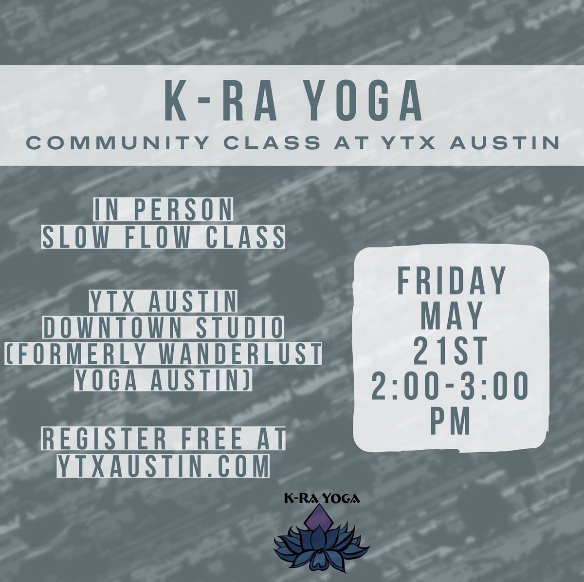 Teaching my 1st ever in person class at YTX Austin Downtown studio today - Wish me luck ✨☺️