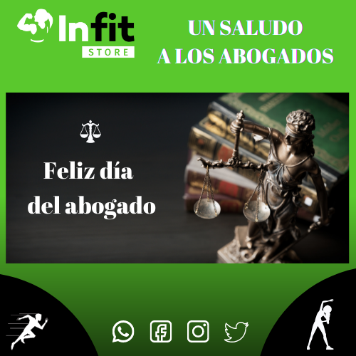 InfitStore's tweet photo. Hoy queremos saludar a todos los abogados en su día. Feliz día del abogado⚖️

#antofagasta #calama #chile #tocopilla #Santiago #viernes #taltal #abogados #ley #justicia #defensa #juicio #fitness #pilates #yoga #vidasana #fit #deportes #estudio https://t.co/5g0usjCgJ9