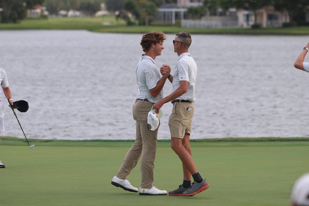 NATIONAL CHAMPIONS!!!
NATIONAL CHAMPIONS!!!
NATIONAL CHAMPIONS!!!

The Arkansas Tech Wonder Boys have defeated Georgia Southwestern 3-2 to win the 2021 NCAA Division II men's golf national championship. 

It is the third national title in school history. More to follow. FIGHT ON!