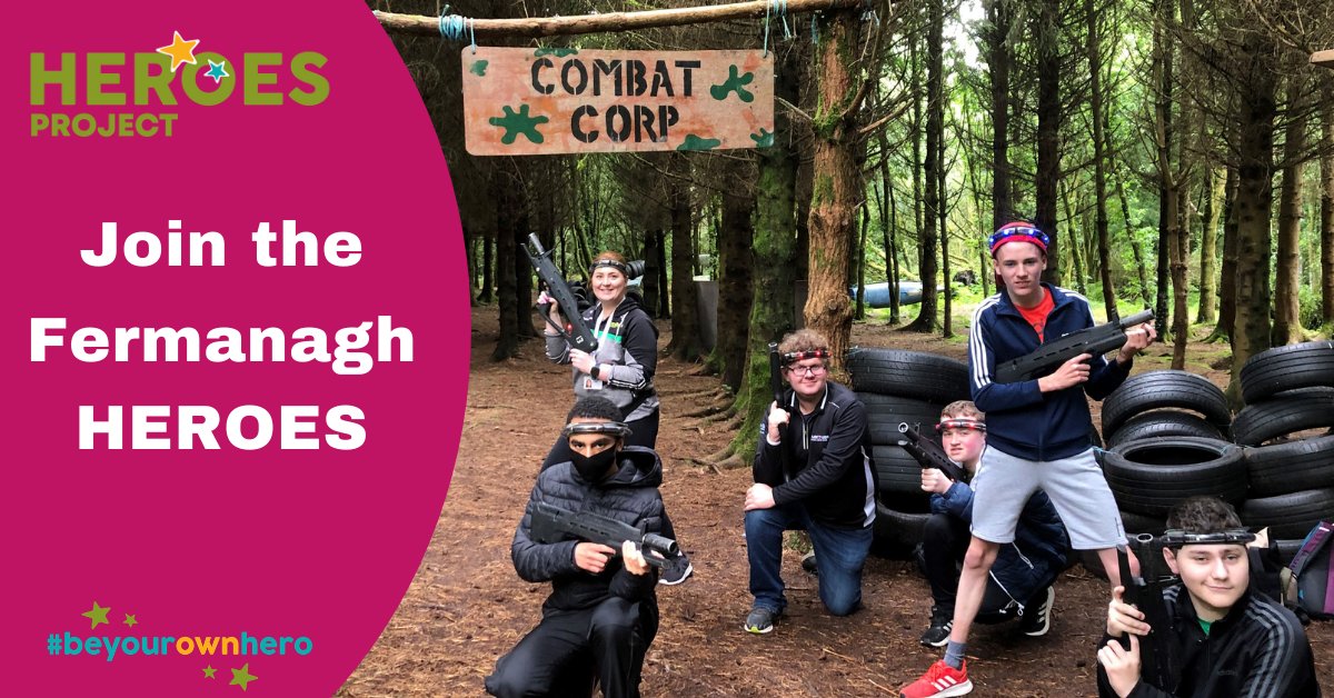Be Your Own HERO
Join the <a href="/HeroesPeace4/">HEROES Peace 4</a> Youth Project in Fermanagh.  
Now looking for the next group of young people aged 14-24 with and without a learning difficulty to take part. 👀 
Have fun, meet friends, build confidence &amp; develop new skills. 😁  
👉 bit.ly/2PE3mKs