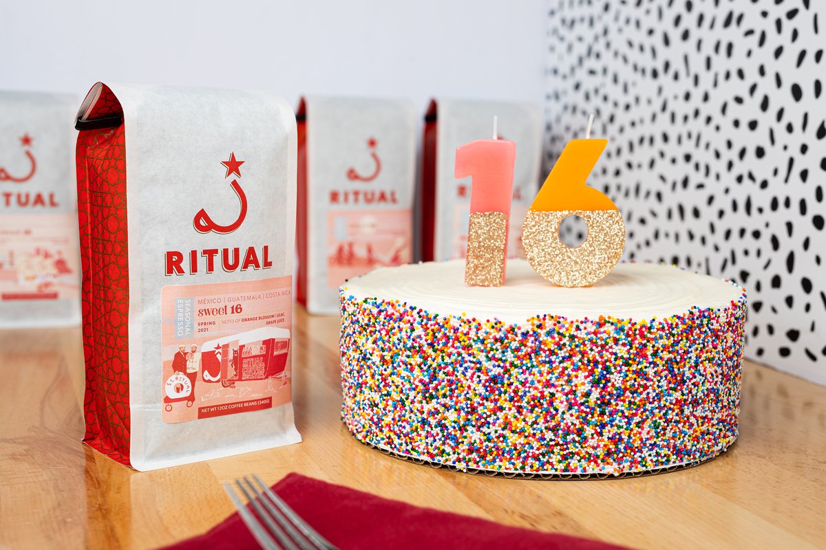 🎂 Get 16% off everything all weekend! 🎂 
We just turned sixteen, so come celebrate with us – we’re putting our whole store on sale, starting now! You don’t need a code, just visit ritualcoffee.com
(Not valid for subscription terms)