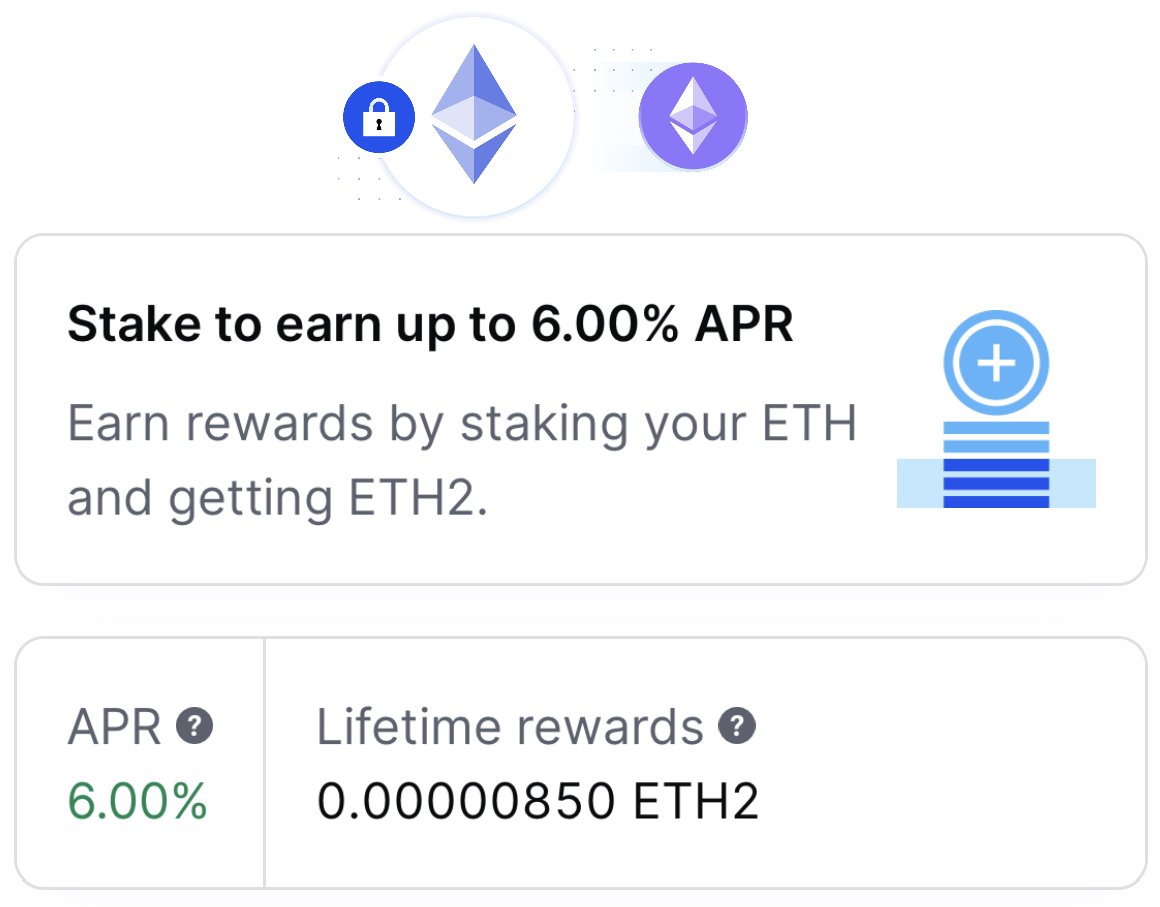 I just locked up my ETH for ETH2 s🥩king 
Wish me lock 🤔 #LifetimeRewards #Ethereum #eth2 #Crypto #Staking @coinbase