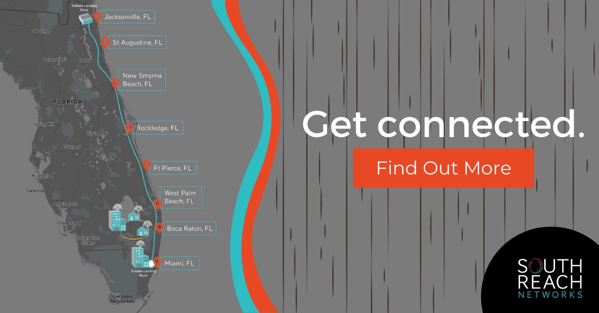 At South Reach Networks, we have neutral #Colocation facilities constructed every 60 miles along our long-haul #Fiber network. Learn more: fal.cn/3fy9Y