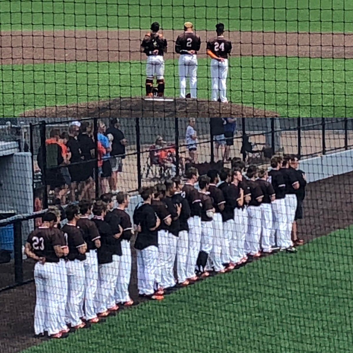 kcdad's tweet photo. Play Ball! Let’s go @BaseballCowley on semi final game in Salina. #gotigers #CT2GJ #jucoroute https://t.co/fpOAzNoyEu