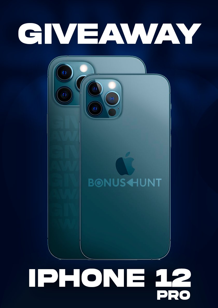 Para a abertura da nossa conta Twitter, decidimos oferecer um iPhone 12 Pro! 🥳

Para participarem:
- Dar follow+RT neste tweet;
- Ser membro do discord do BonusHunt (basta acederem ao vip grátis da nossa página).

O sorteio será feito no dia 21 do próximo mês! 📱
Boa sorte! 🎁