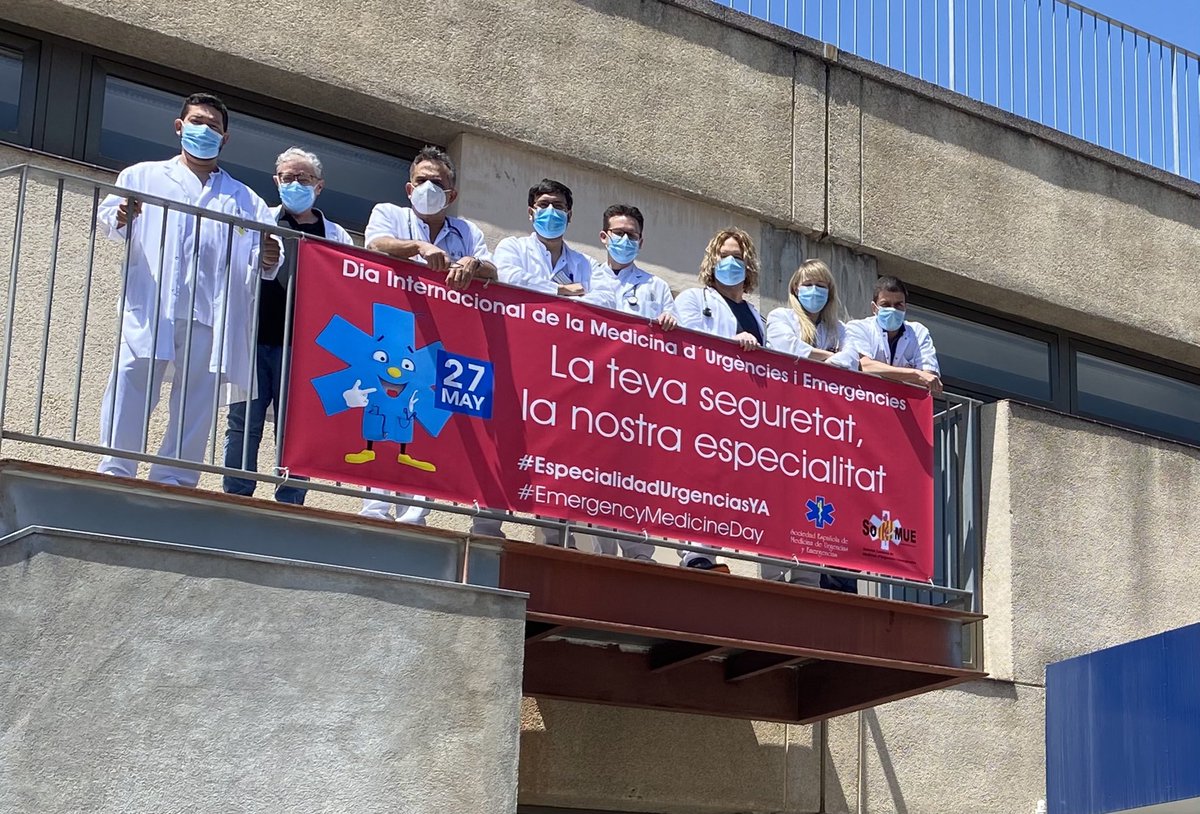 También desde Granollers!#EspecialidadUrgenciasYA #emergencymedicineday <a href="/UrgenciesHGG/">UrgènciesHGG</a> <a href="/SEMES_/">SEMES</a> <a href="/SoCMUE/">SoCMUE</a>