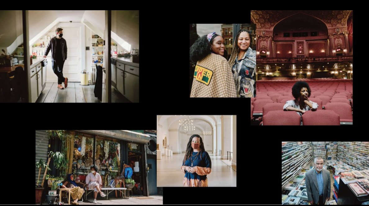 We’re honored that Aruliden, a Material Company, has also won the People’s Voice Webby award for their Portrait series produced with NYC &amp; Company, as part of the city’s revitalization project. Find out more about Aruliden’s work here: bit.ly/2S8lkIo