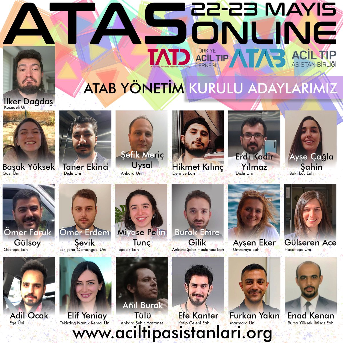 ATAB (@atab2008) on Twitter photo Yönetim kurulu adayları 👏🏻
Hepsine ayrı ayrı başarılar diliyoruz ⛹🏼
🏋️♀️🚨📱
Oy kullanmak için pazarı bekleyin 🗳
<a href="/TrTATD/">Türkiye Acil Tıp Derneği - TATD (EMAT)</a> @AcilTp_Umraniye <a href="/atas2018kocaeli/">atas2018kocaeli</a> <a href="/ankarasehiracil/">ankarasehiracil</a> <a href="/ybuankara/">Ankara Yıldırım Beyazıt Üniversitesi</a> <a href="/tepecikaciltip/">Tepecik Acil Tıp Kliniği</a> <a href="/BEAHAcilTip/">Emergency Medicine Bakirköy</a> <a href="/EgeAcil/">Ege Acil Tıp</a> <a href="/MarmaraAcil/">Marmara Ü Acil Tıp</a> <a href="/gaziaciltip/">Gazi Acil Tıp</a> <a href="/Derince_Acil/">Derince Acil Tıp</a> Yönetim kurulu adayları 👏🏻
Hepsine ayrı ayrı başarılar diliyoruz ⛹🏼
🏋️♀️🚨📱
Oy kullanmak için pazarı bekleyin 🗳
<a href="/TrTATD/">Türkiye Acil Tıp Derneği - TATD (EMAT)</a> @AcilTp_Umraniye <a href="/atas2018kocaeli/">atas2018kocaeli</a> <a href="/ankarasehiracil/">ankarasehiracil</a> <a href="/ybuankara/">Ankara Yıldırım Beyazıt Üniversitesi</a> <a href="/tepecikaciltip/">Tepecik Acil Tıp Kliniği</a> <a href="/BEAHAcilTip/">Emergency Medicine Bakirköy</a> <a href="/EgeAcil/">Ege Acil Tıp</a> <a href="/MarmaraAcil/">Marmara Ü Acil Tıp</a> <a href="/gaziaciltip/">Gazi Acil Tıp</a> <a href="/Derince_Acil/">Derince Acil Tıp</a>