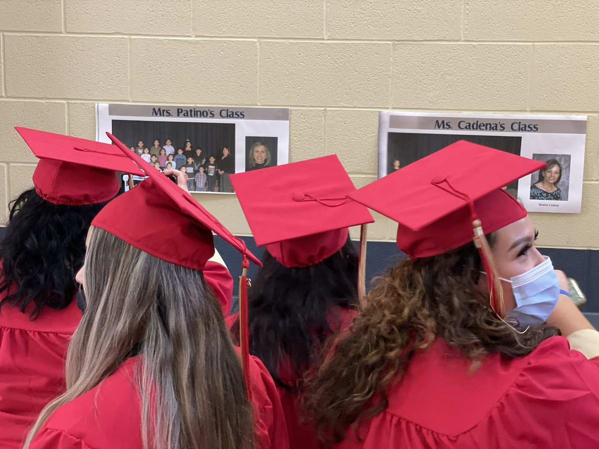 Class of 2021 looking back at kindergarten class photos! @caneycreekcisd