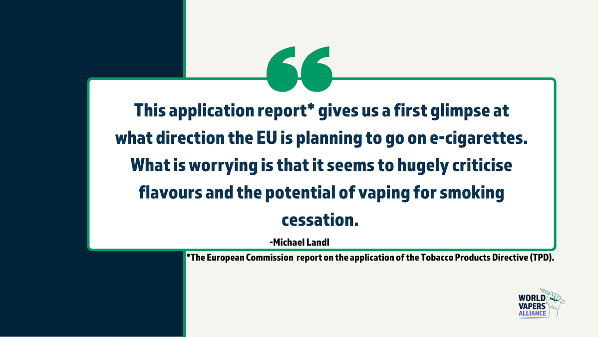 vapers_alliance's tweet photo. Yesterday's #EU report threatens our #vaping future. Read our full comment on our website, and raise your #vapersvoice by emailing your MEP. #BackVapingBeatCancer #EUvape #vape https://t.co/e2Fdl6KvNf