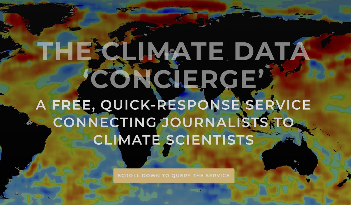 IRI (@climatesociety) on Twitter photo Journalists! Do you need #climate data to help flesh out your story or pitch? Send a query to the Climate Data Concierge service - it's a free resource supported by IRI + <a href="/BrownInstitute/">The Brown Institute</a> to connect reporters to climate scientists! bit.ly/3dHXEBr #scicomm Journalists! Do you need #climate data to help flesh out your story or pitch? Send a query to the Climate Data Concierge service - it's a free resource supported by IRI + <a href="/BrownInstitute/">The Brown Institute</a> to connect reporters to climate scientists! bit.ly/3dHXEBr #scicomm